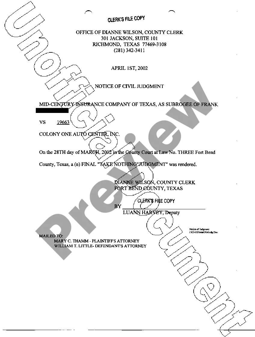 Preview A14 Final Take Nothing Judgment