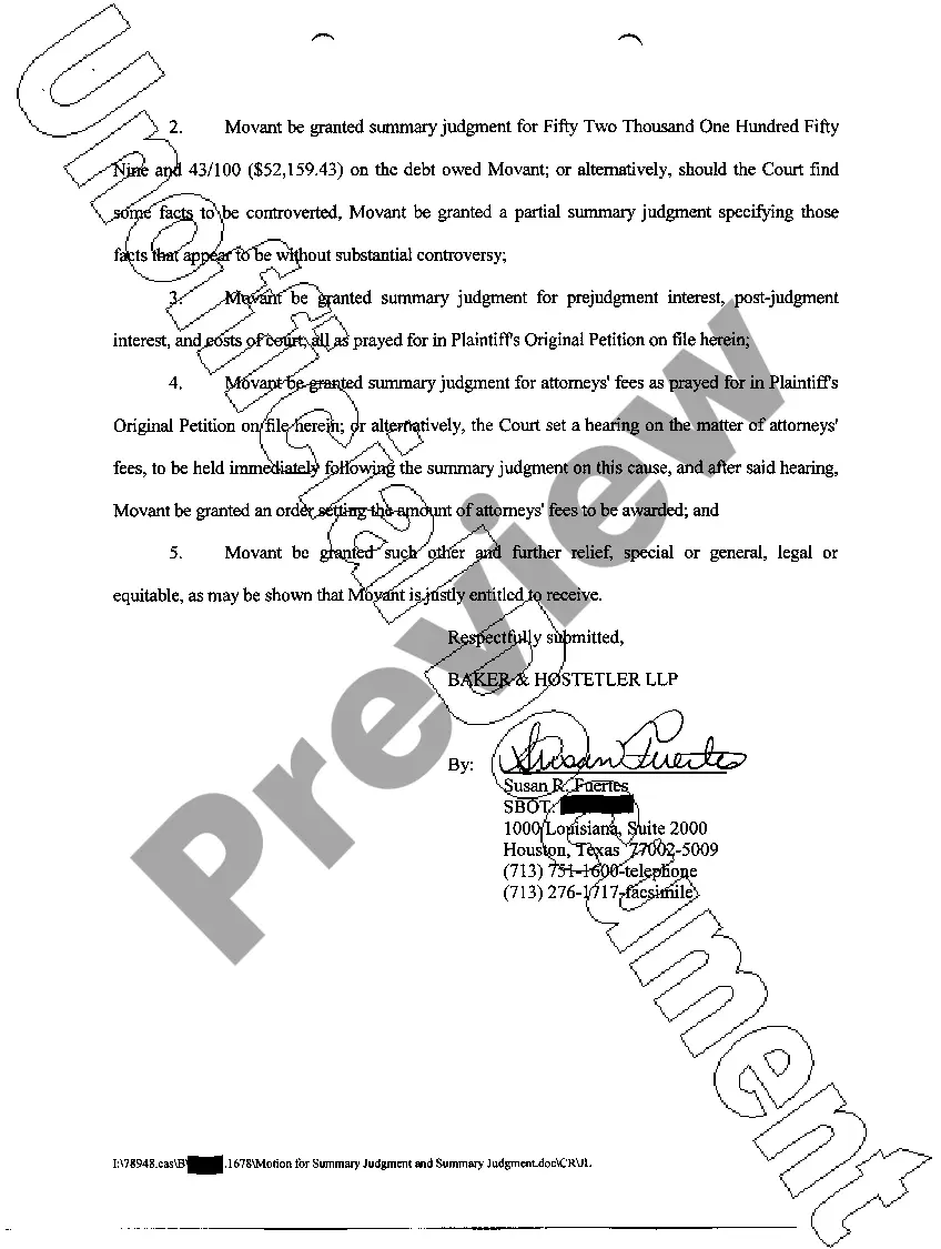 Get A04 Plaintiffs Motion For Summary Judgment Preview A04 Plaintiffs Motion For Summary Judgment