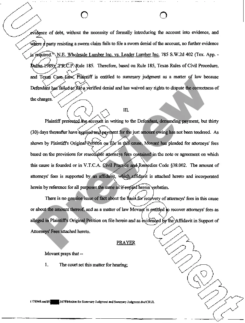 Preview A09 Plaintiffs Motion For Summary Judgment