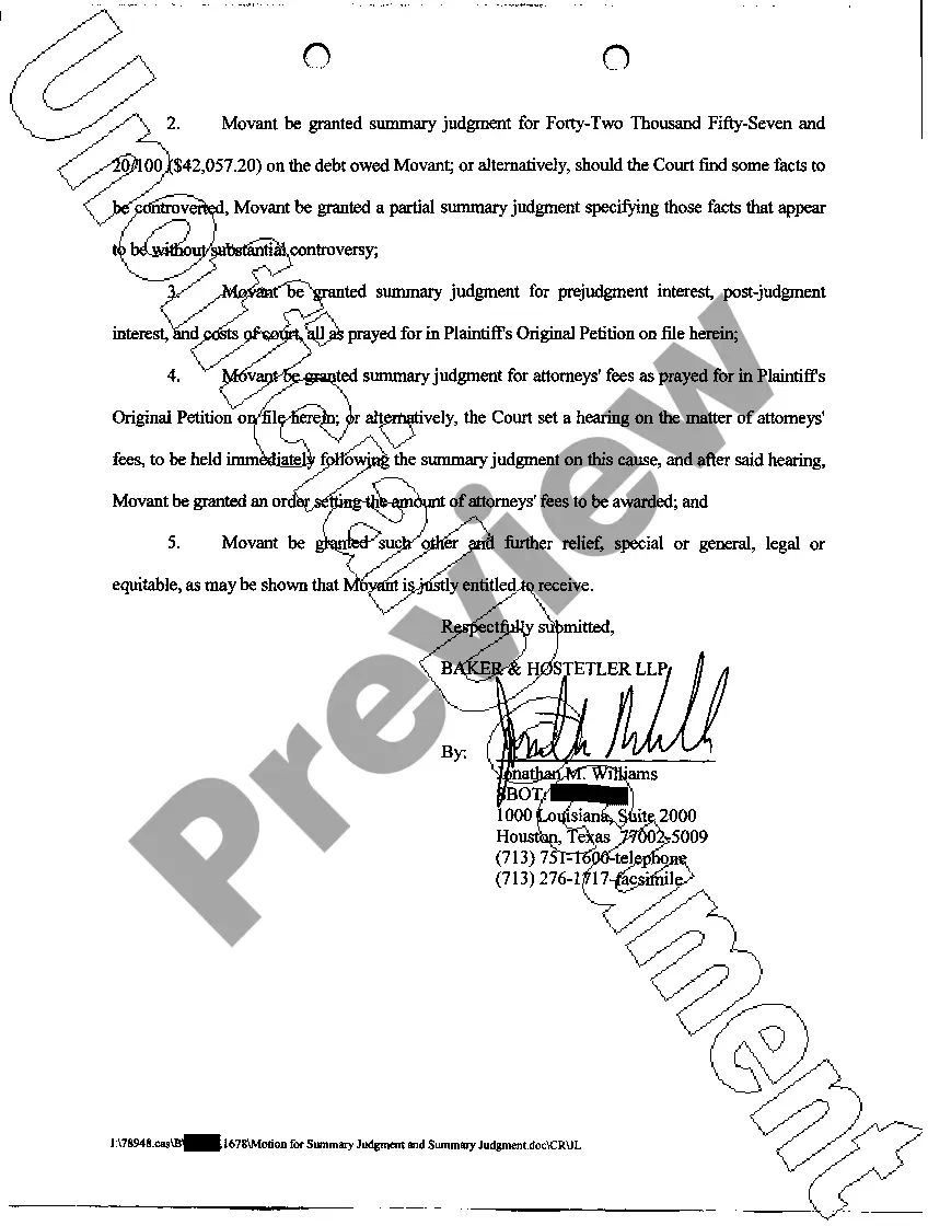 Preview A09 Plaintiffs Motion For Summary Judgment