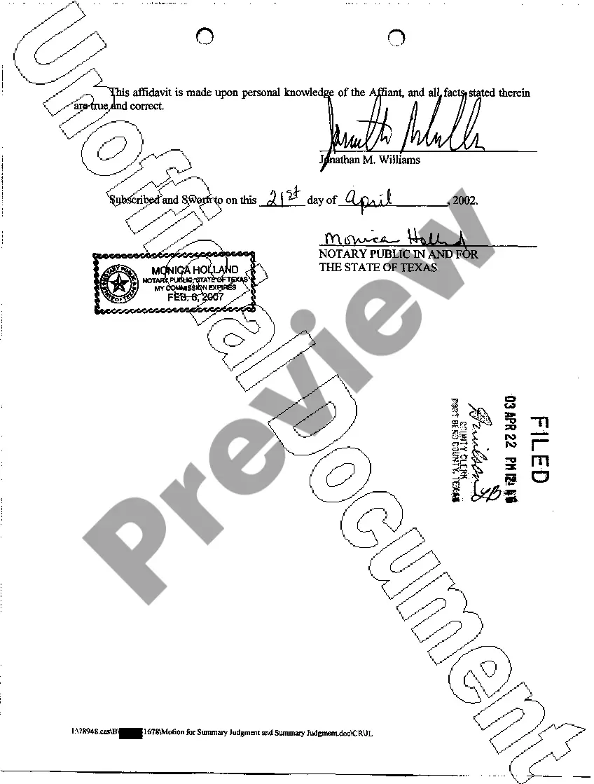 Preview A09 Plaintiffs Motion For Summary Judgment