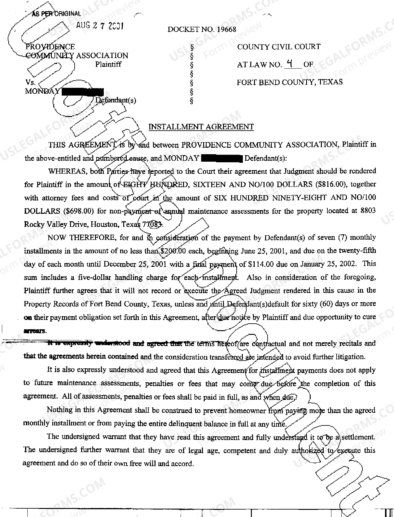 Preview A10 Agreed Judgment