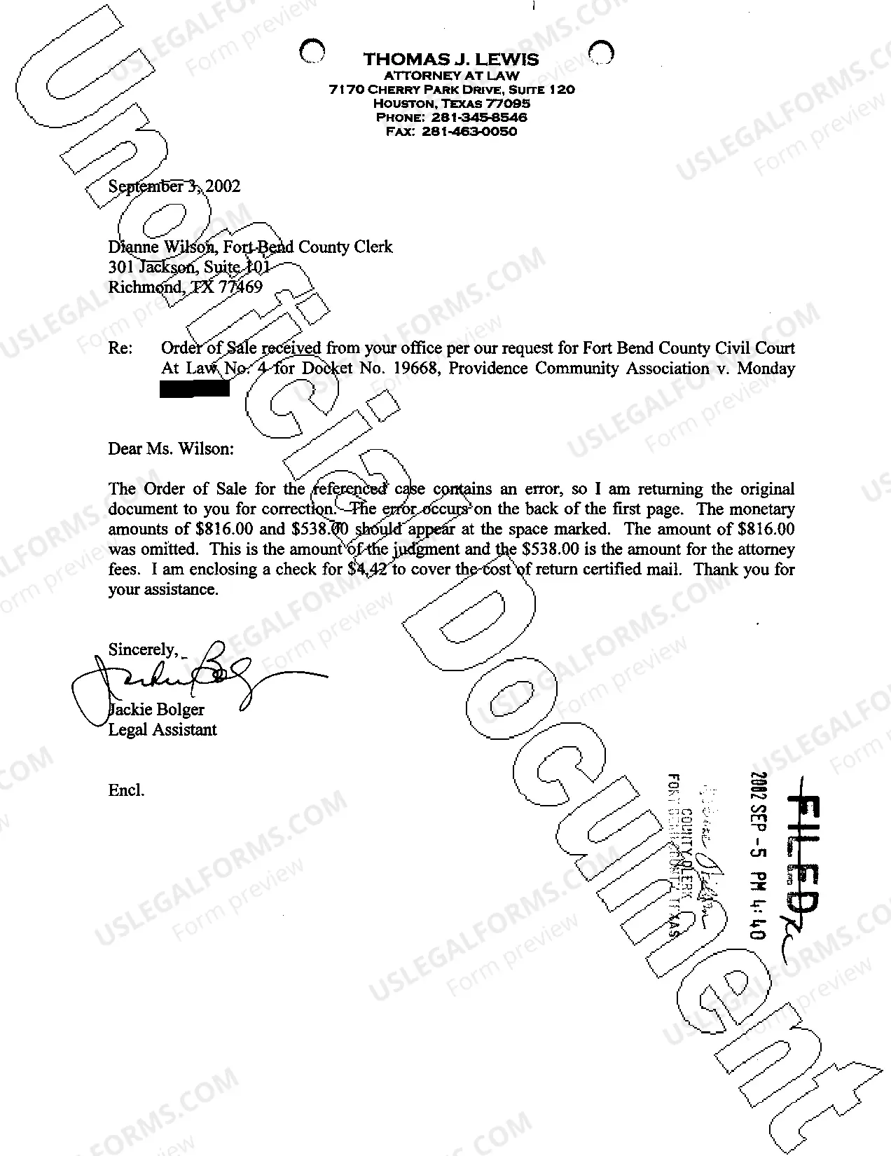 Preview A08 Order of Sale