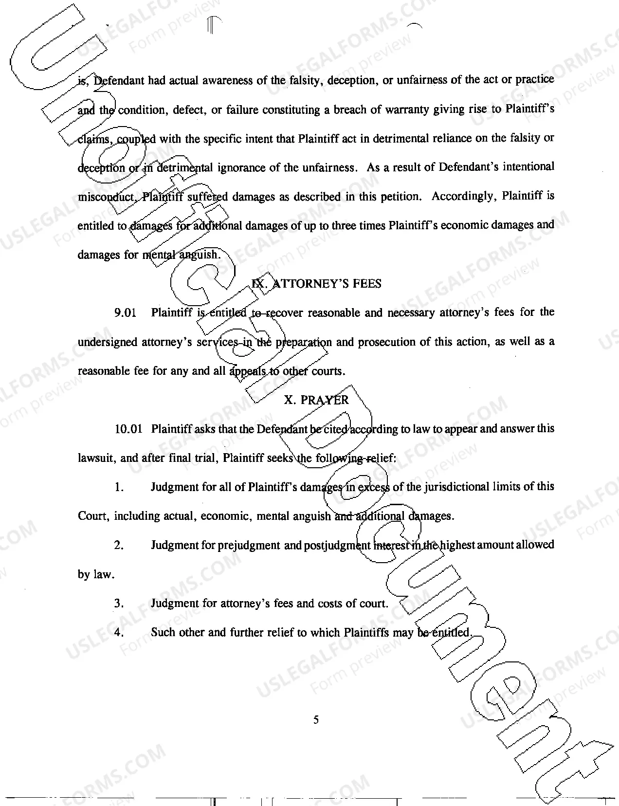 Preview A01 Plaintiffs Original Petition