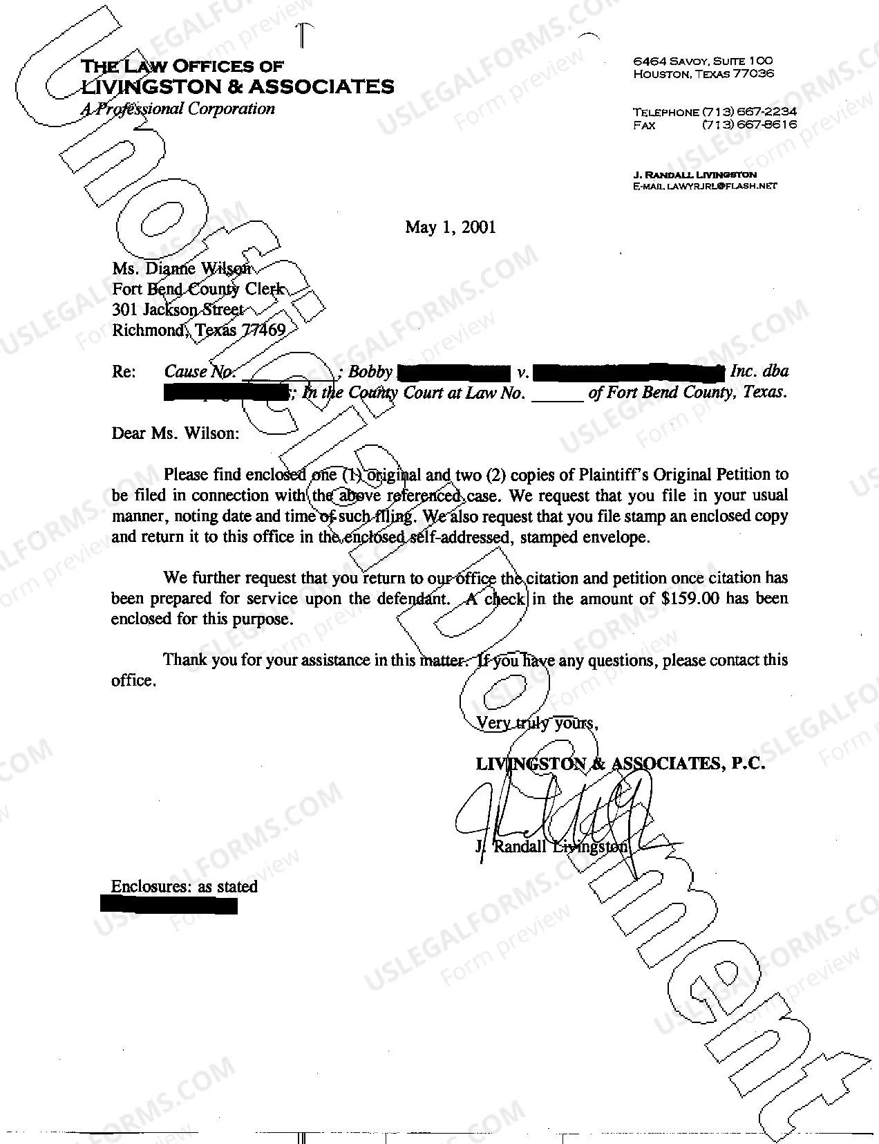 Preview A01 Plaintiffs Original Petition