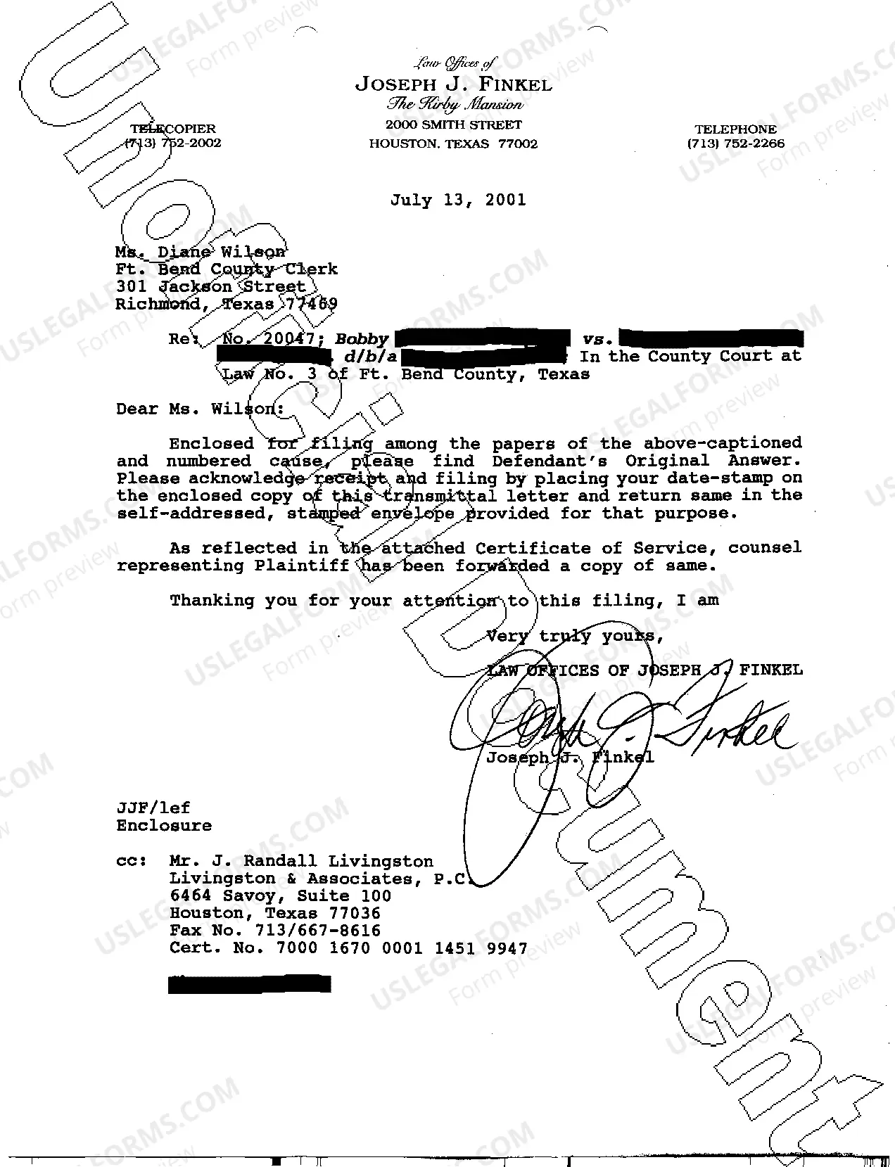 Preview A04 Defendants Original Answer