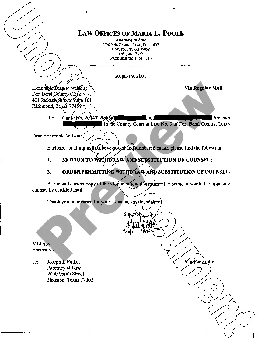Get A05 Motion To Withdraw and Substitution of Counsel Preview A05 Motion To Withdraw and Substitution of Counsel