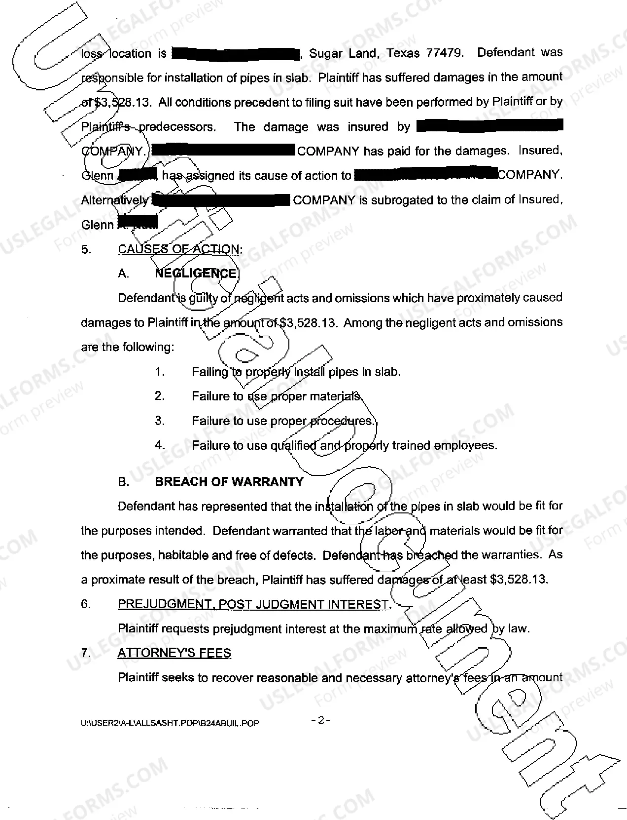 Preview A01 Plaintiffs Original Petition