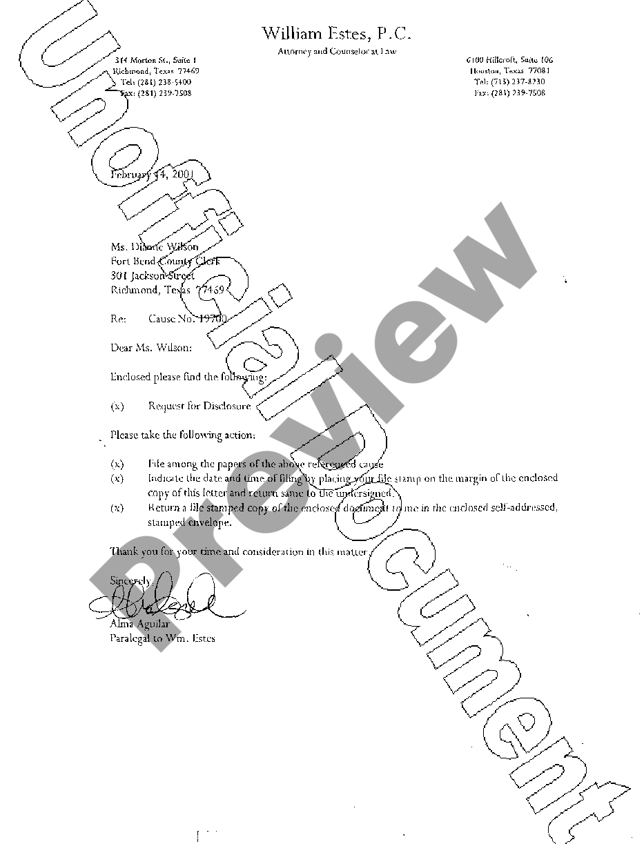 fort-worth-texas-defendant-request-for-disclosure-us-legal-forms