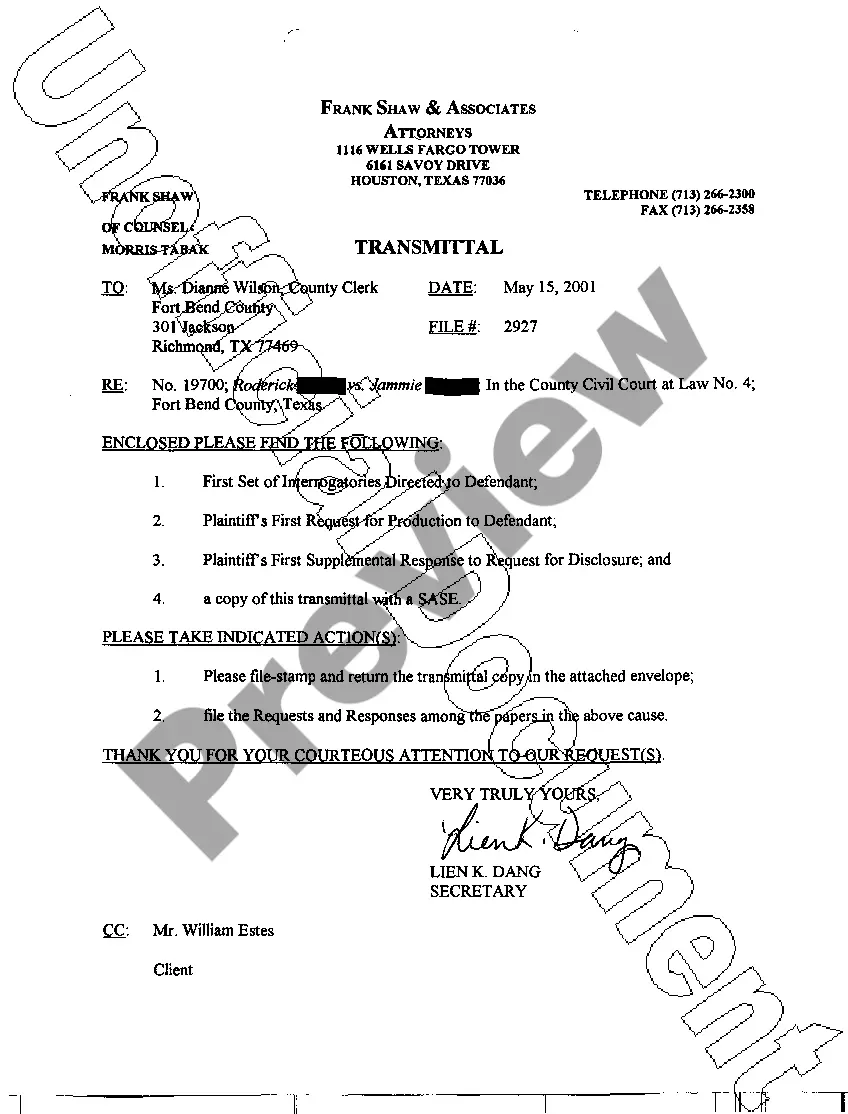 Get A11 First Set of Interrogatories To Defendant Preview A11 First Set of Interrogatories To Defendant