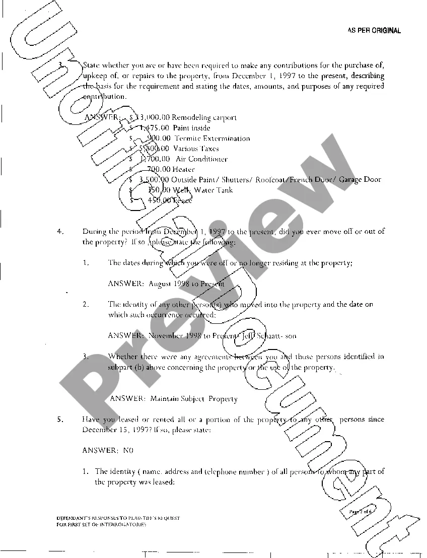 Preview A14 Defendant's Responses and Objections