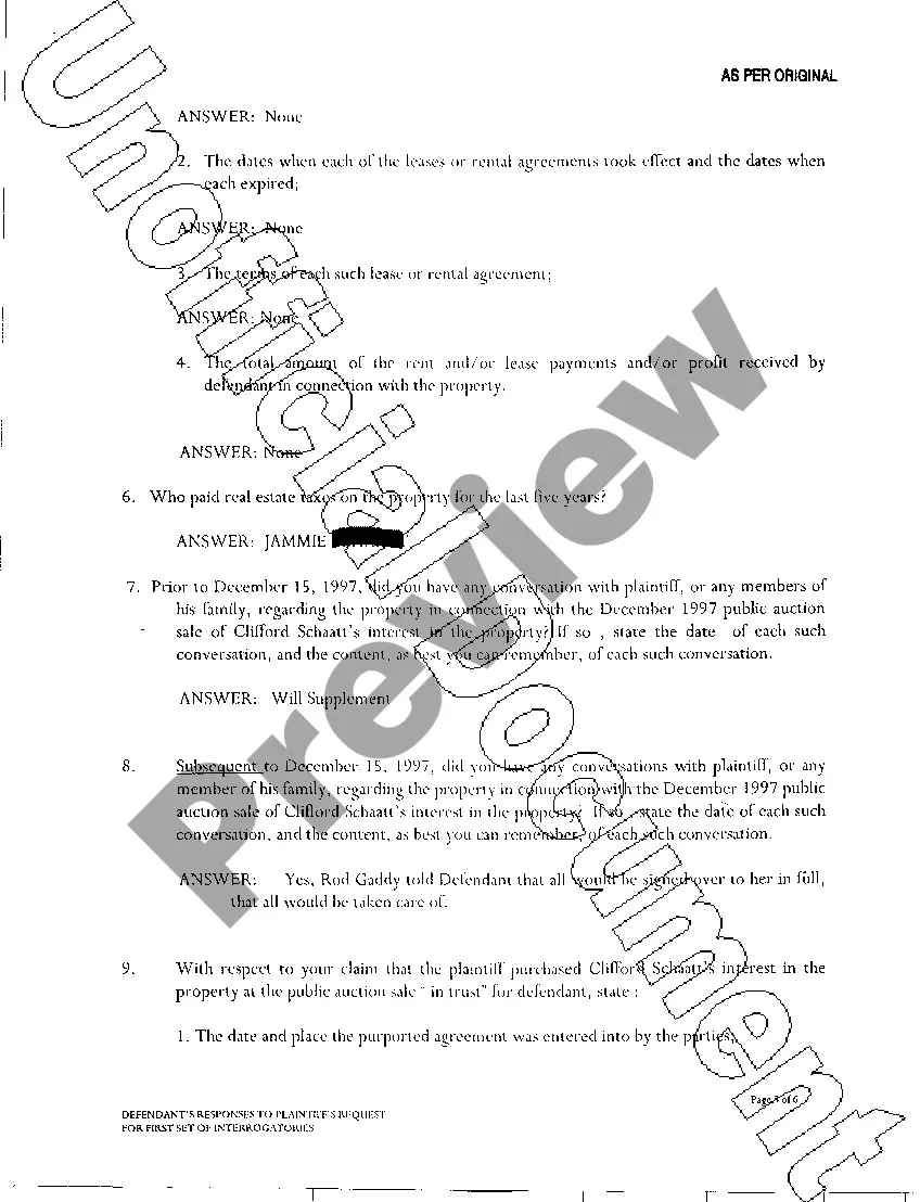 Preview A14 Defendant's Responses and Objections