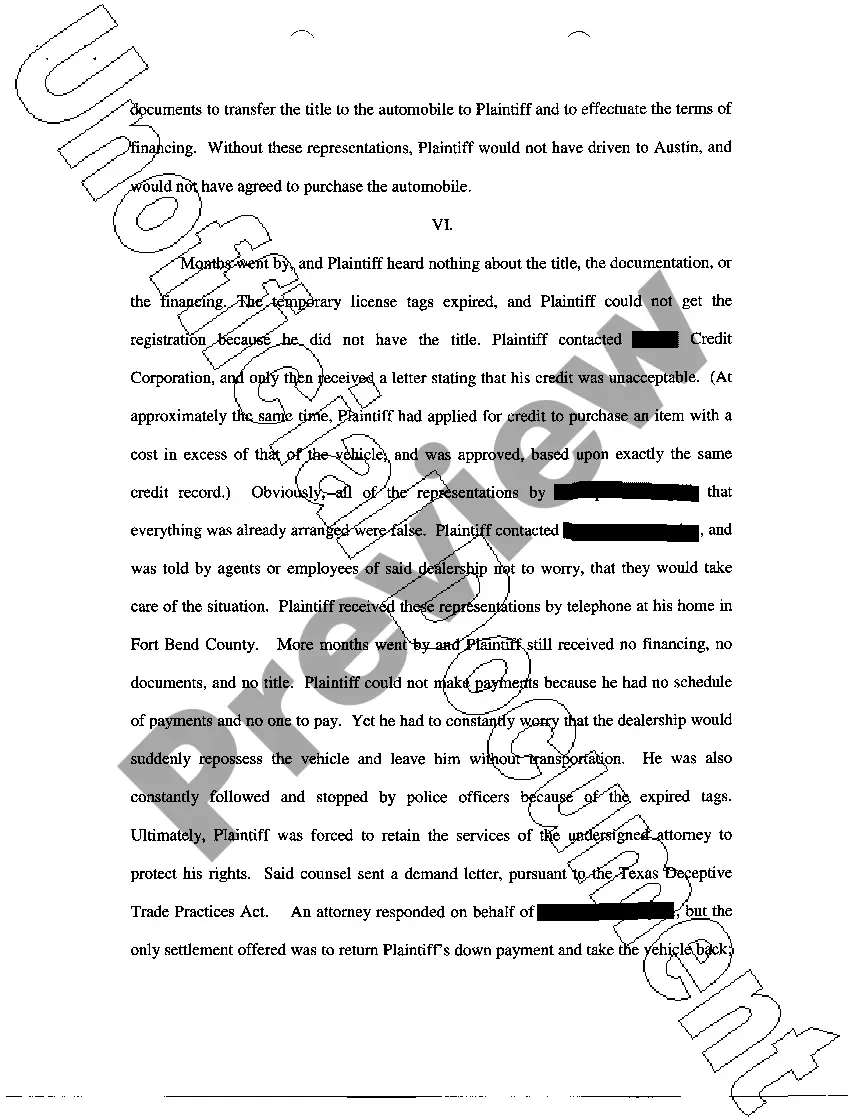 Preview A01 Plaintiffs Original Petition