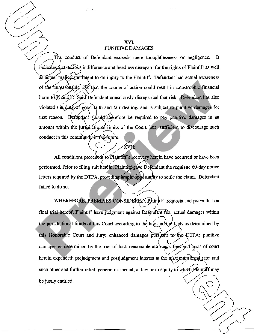 Preview A01 Plaintiffs Original Petition