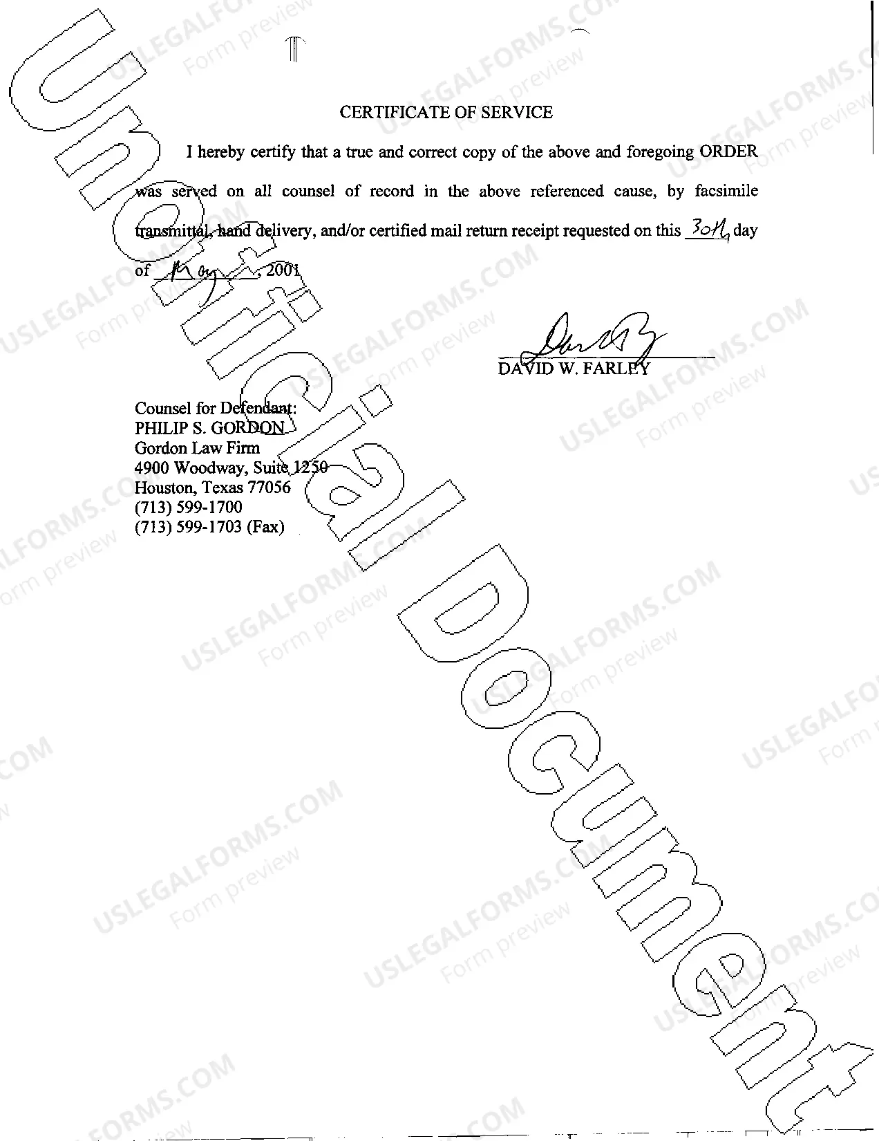 Preview A11 Order Denying Motion To Transfer Venue