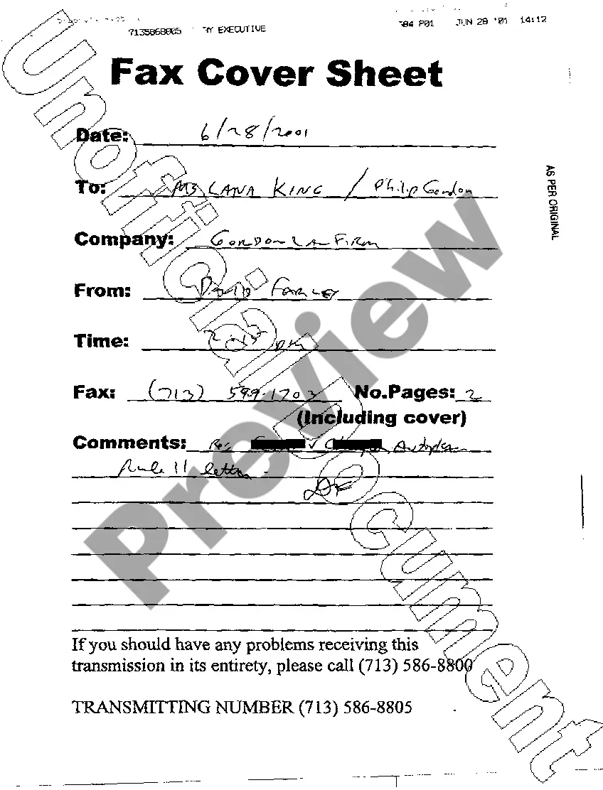 Preview A14 Notice of Filing Rule 11 Agreement