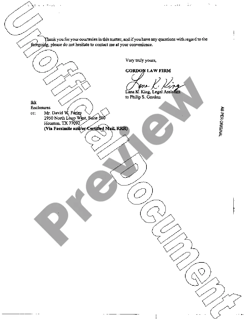 Preview A14 Notice of Filing Rule 11 Agreement