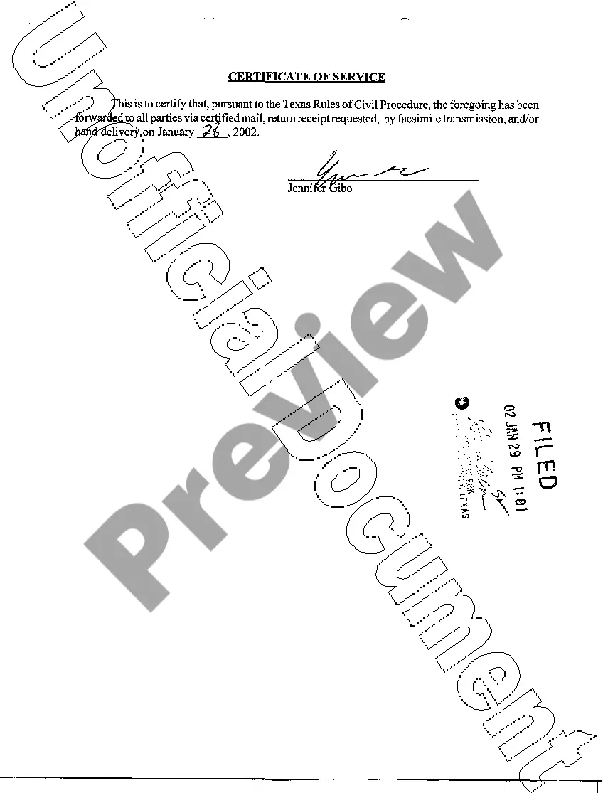 Preview A18 Defendants Special Exceptions To Petition