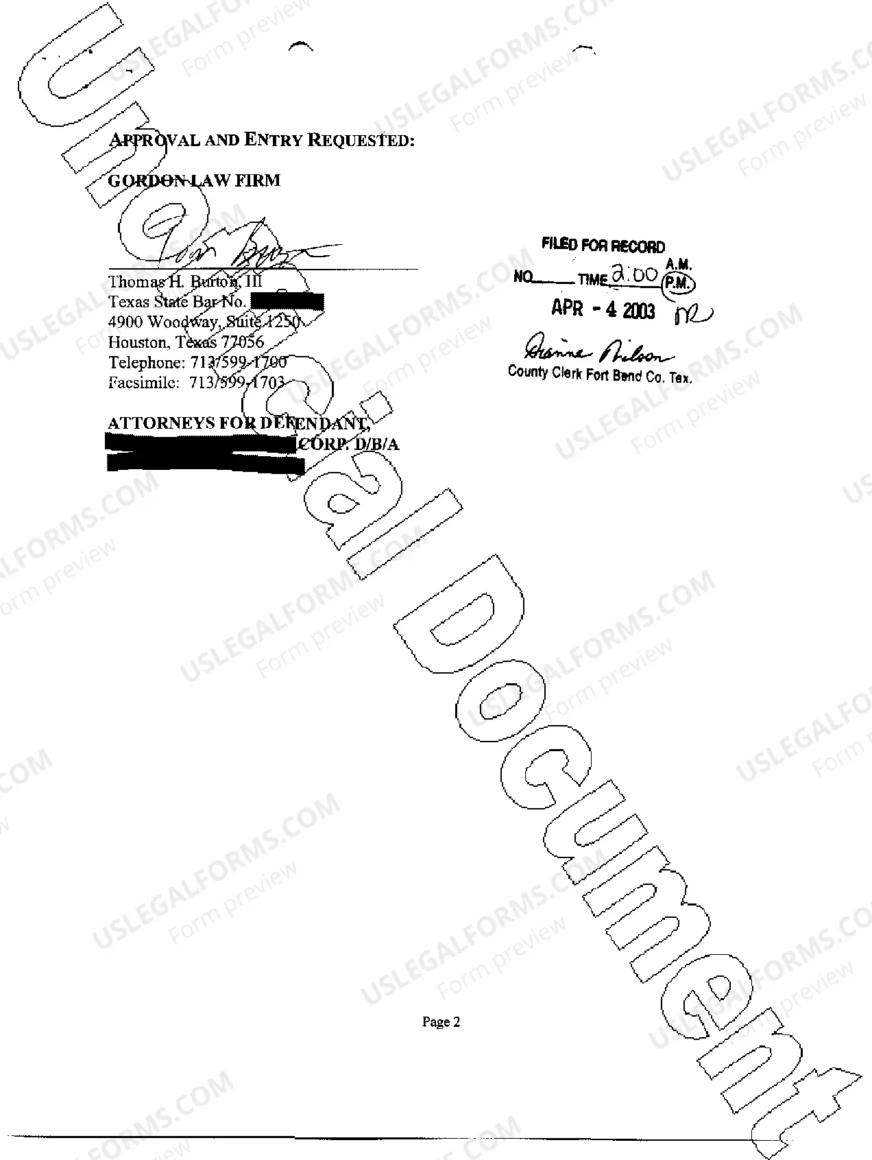 Preview A52 Order of Dismissal