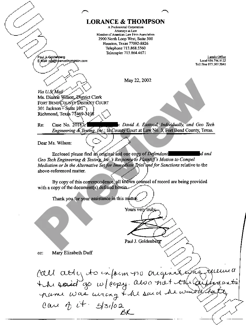 Get A13 Defendant's Response to Motion to Compel Preview A13 Defendant's Response to Motion to Compel