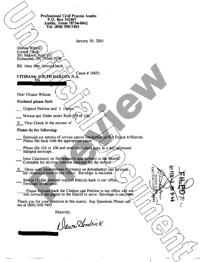 Preview A01 Petition Writ of Garnishment