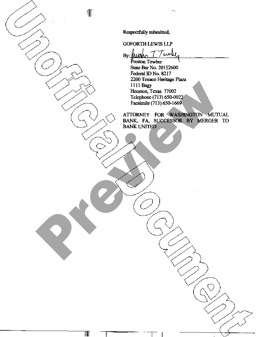 Texas Answer To Writ of Garnishment Sample Answer To Writ Of