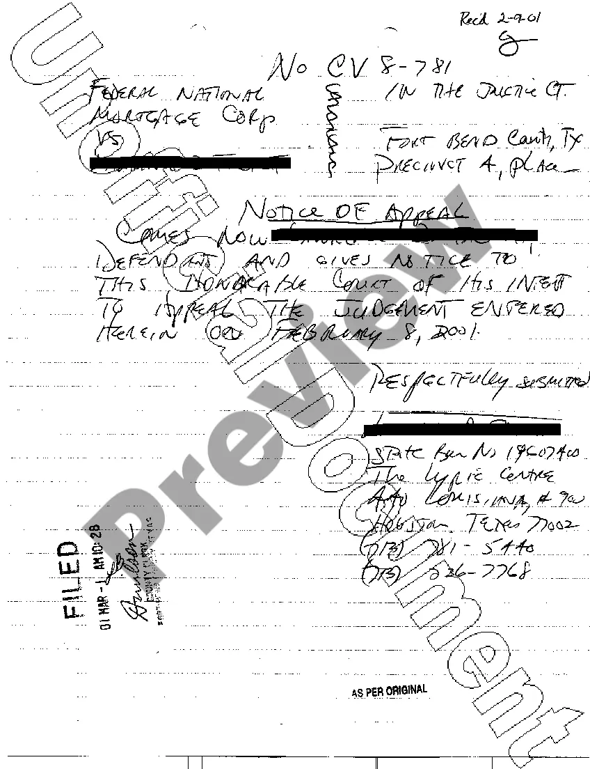 Get A01 Appeal Transcript, including Original Petition Preview A01 Appeal Transcript, including Original Petition