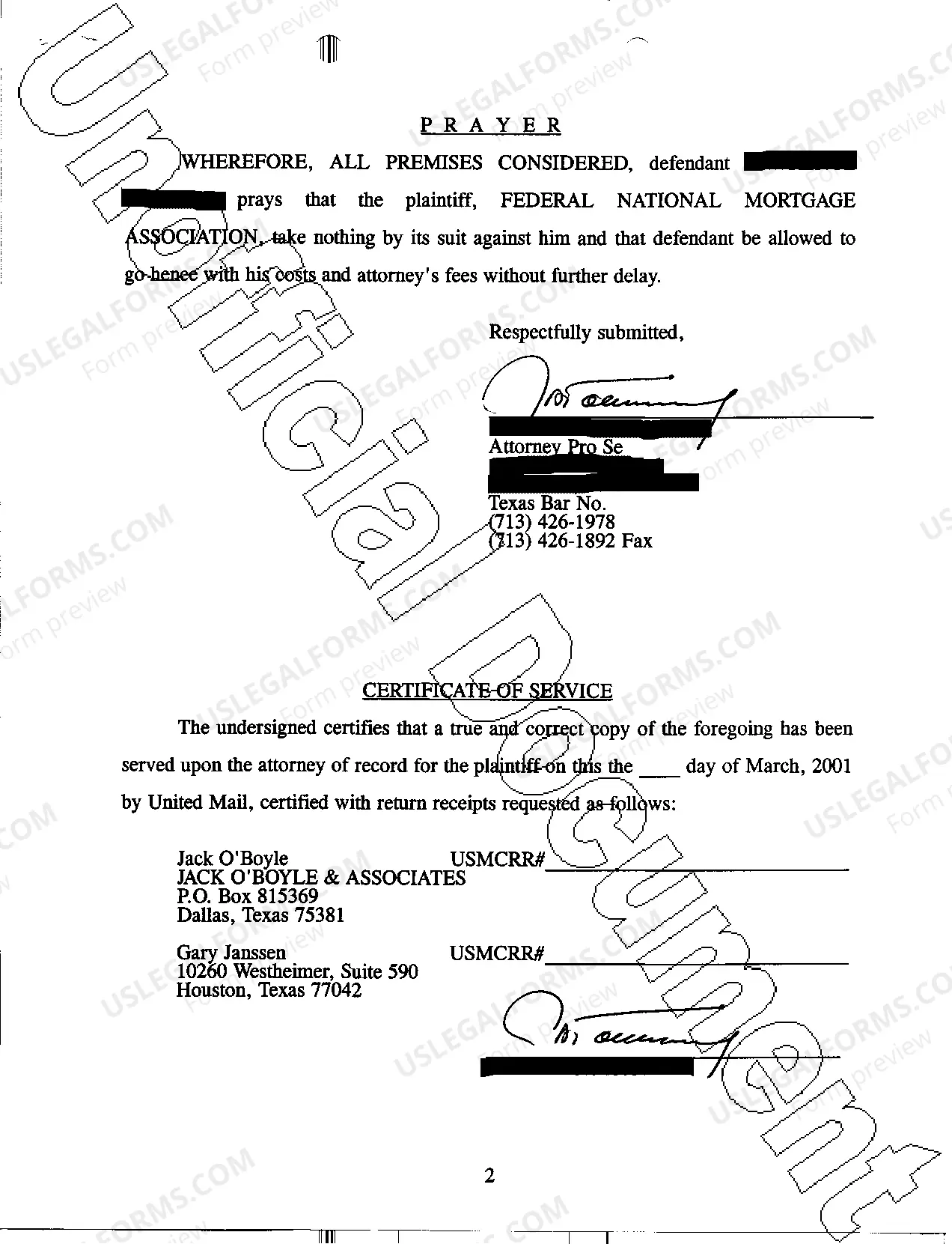 Preview A08 Defendants Original Answer