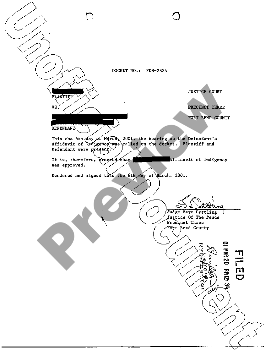 Houston Texas Appeal Transcript following eviction US Legal Forms