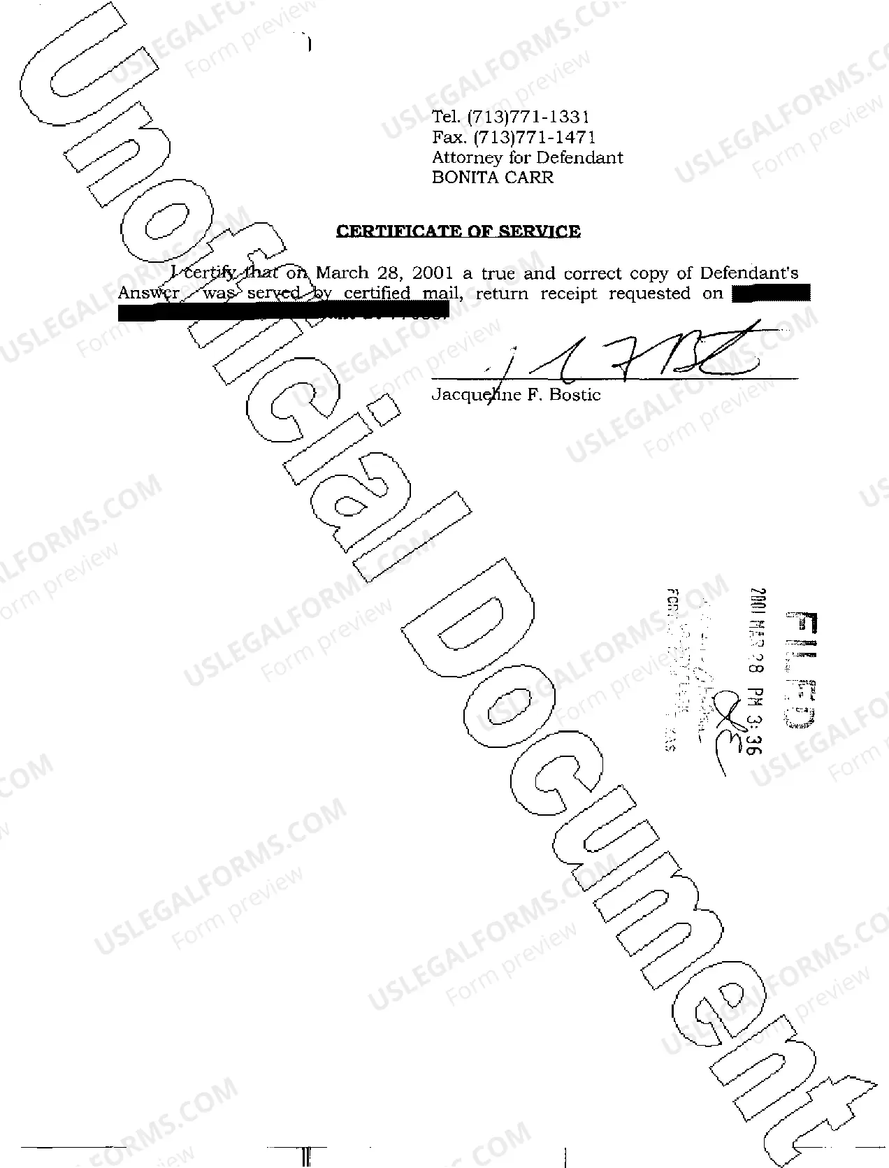 Preview A03 Defendants Original Answer