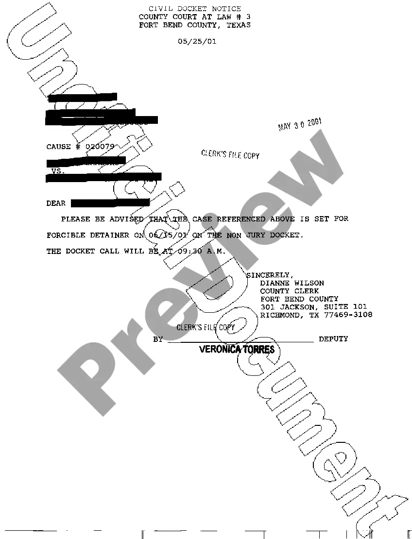 Preview A04 Civil Docket Notice