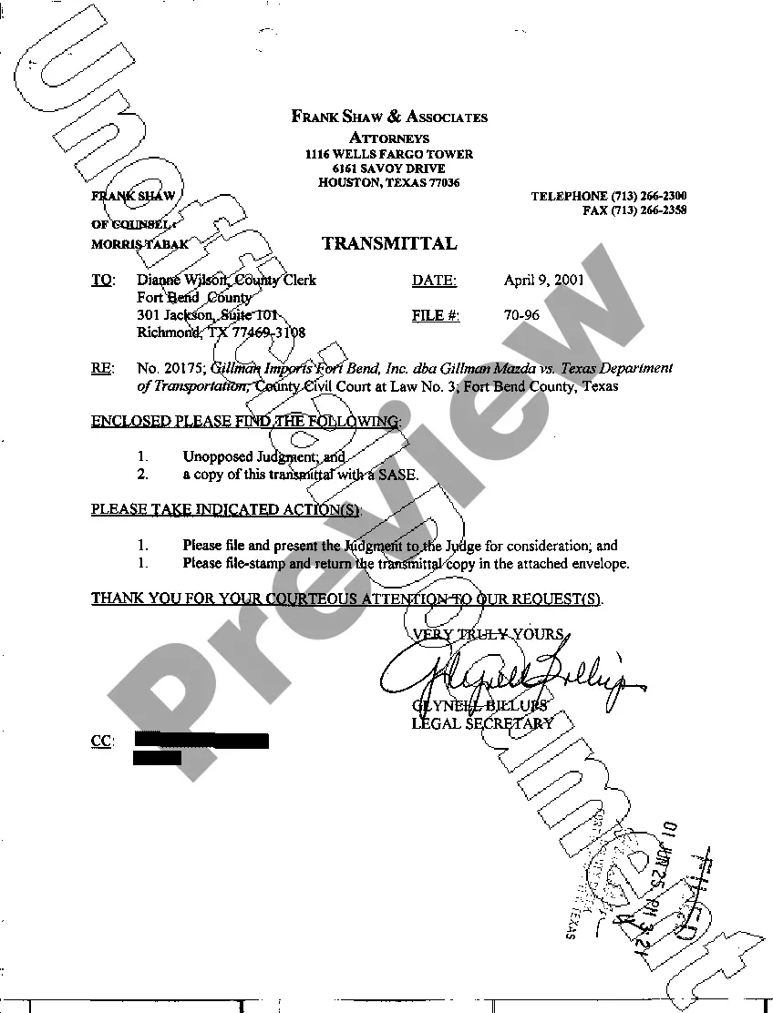 Preview A02 Unopposed Final Judgment