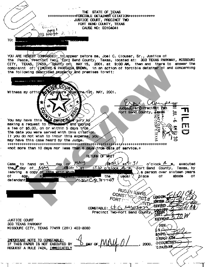 Preview A03 Exhibit B to Transcript regarding title proceeding