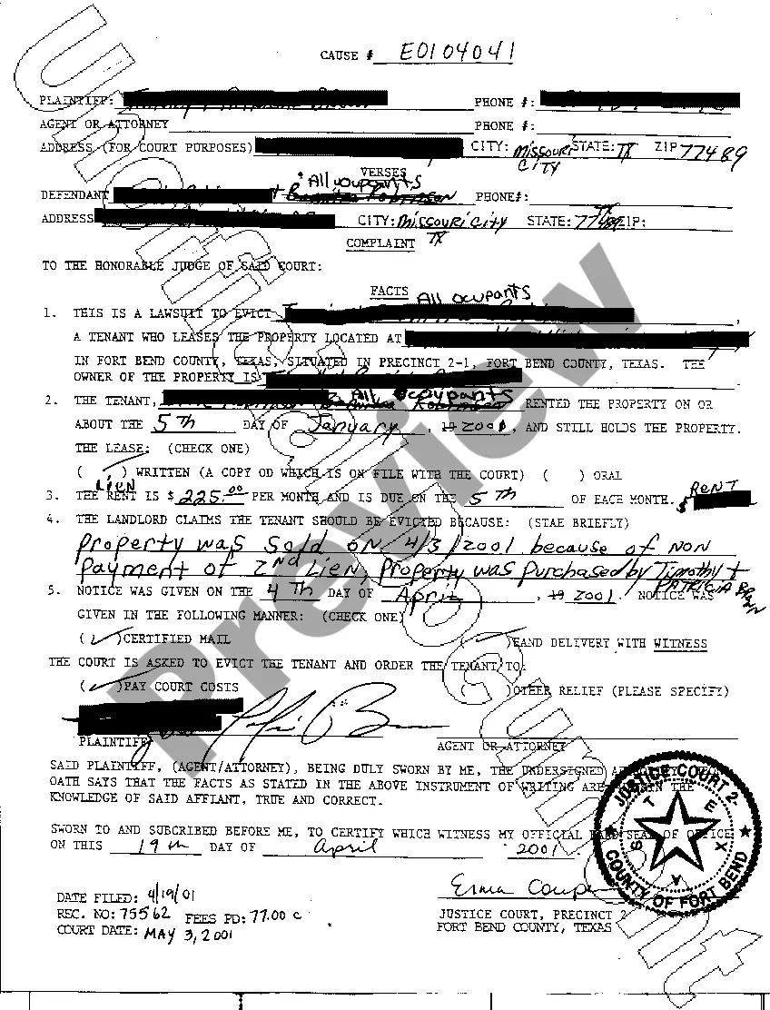 Preview A03 Exhibit B to Transcript regarding title proceeding