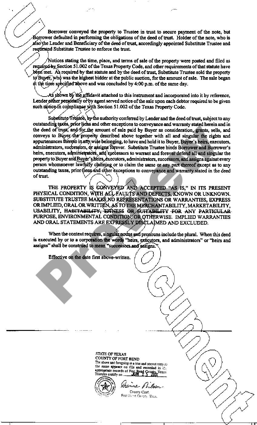 Pearland Texas First Amended Complaint For Forcible Detainer US Legal 