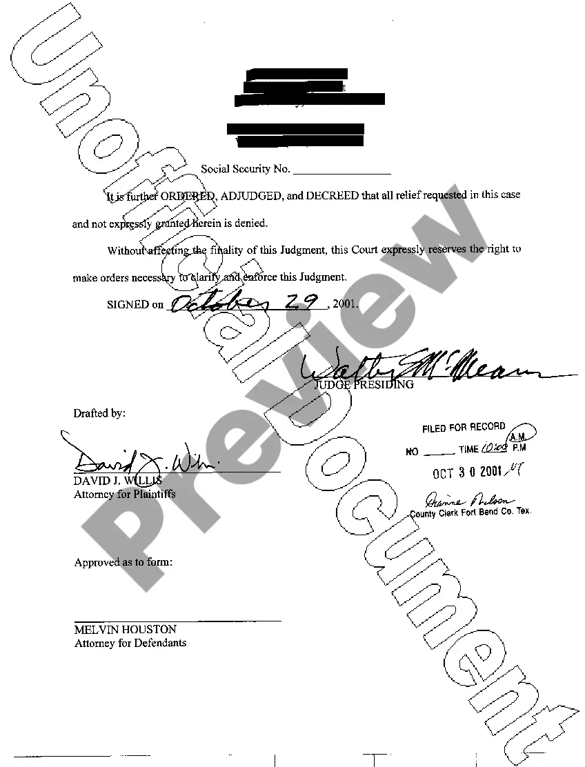 Get A12 Judgment for Possession Preview A12 Judgment for Possession