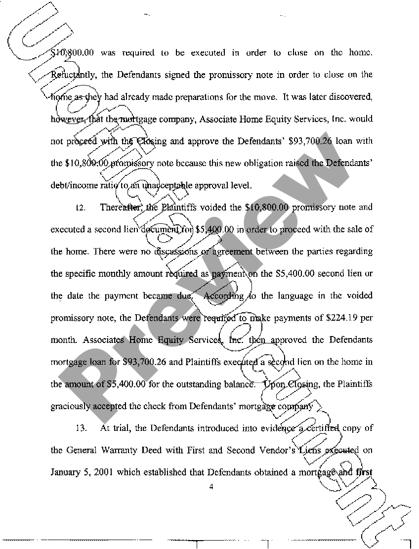 Texas Motion for Reconsideration and New Trial Sample Motion For