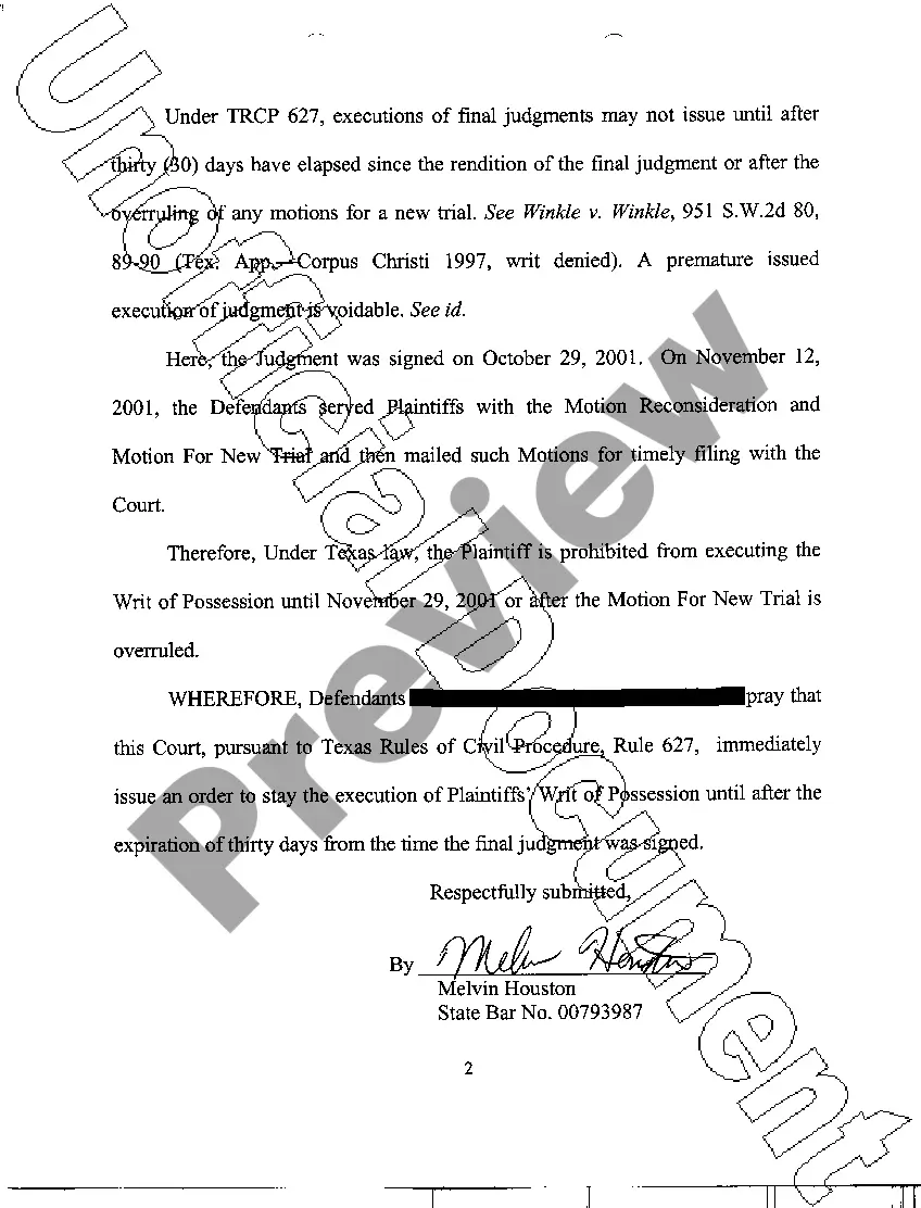 Get A17 Emergency Motion to Stay Execution Preview A17 Emergency Motion to Stay Execution