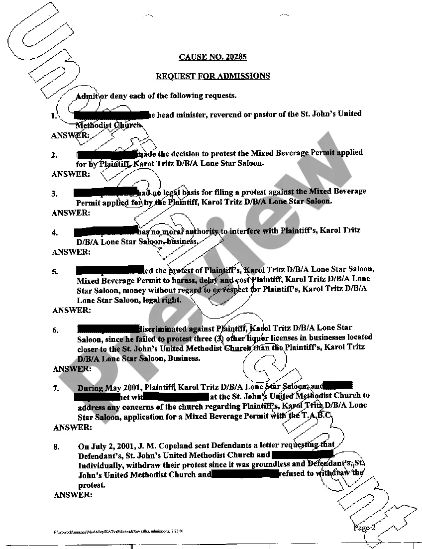Get A05 Plaintiff's Request for Admissions Preview A05 Plaintiff's Request for Admissions