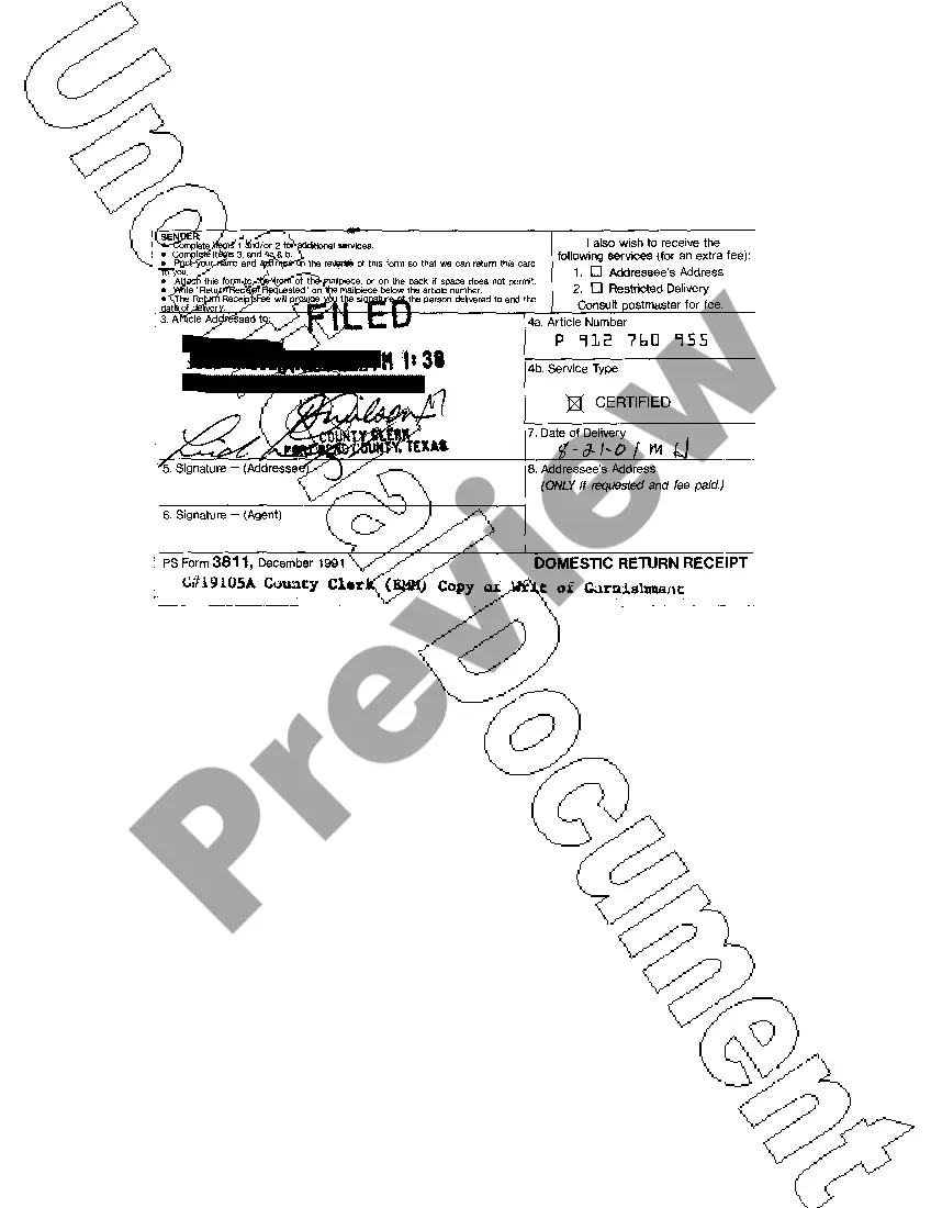 Get A02 Writ of Garnishment Preview A02 Writ of Garnishment