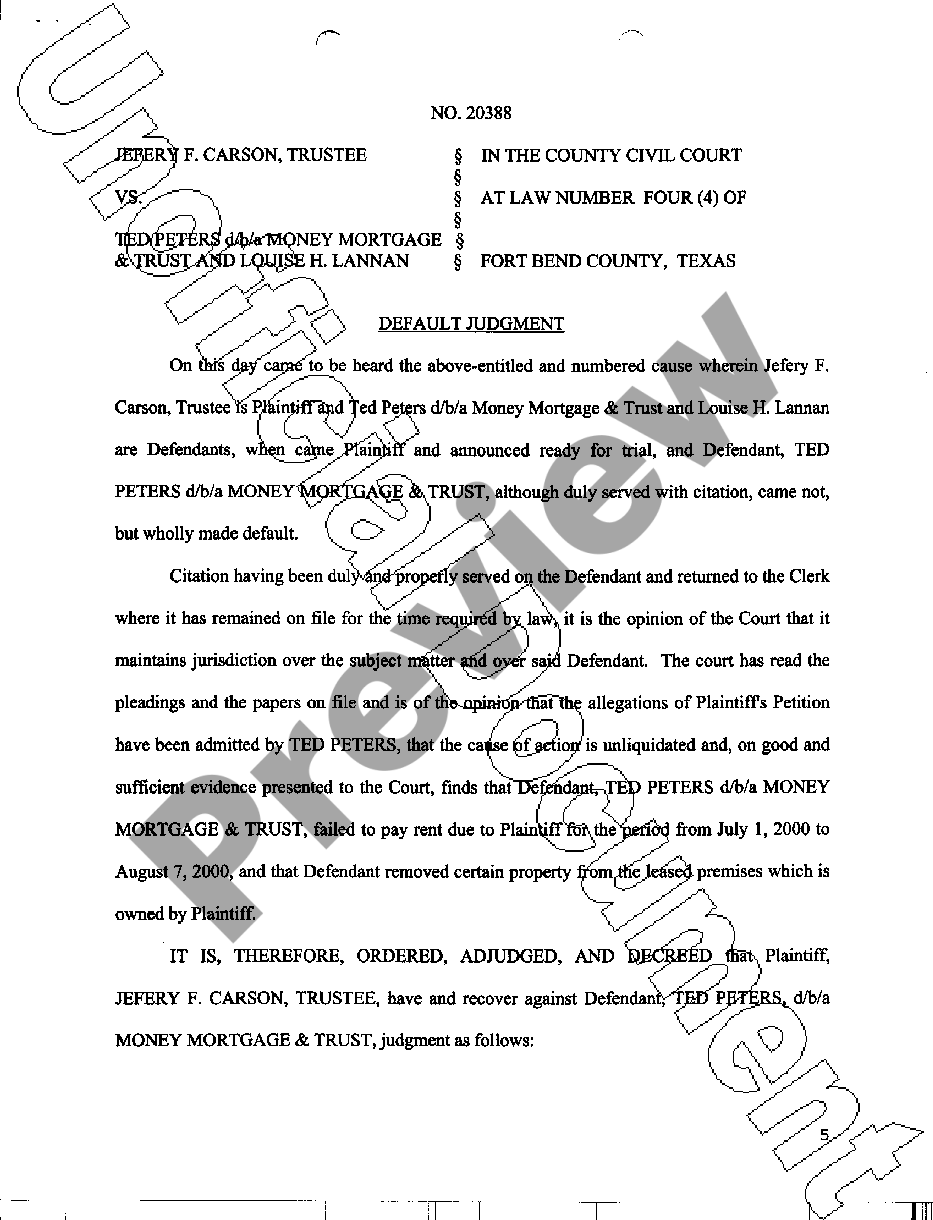 fort-worth-texas-motion-for-default-judgment-us-legal-forms