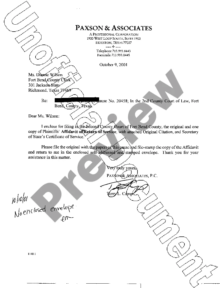 Preview A03 Return of Service