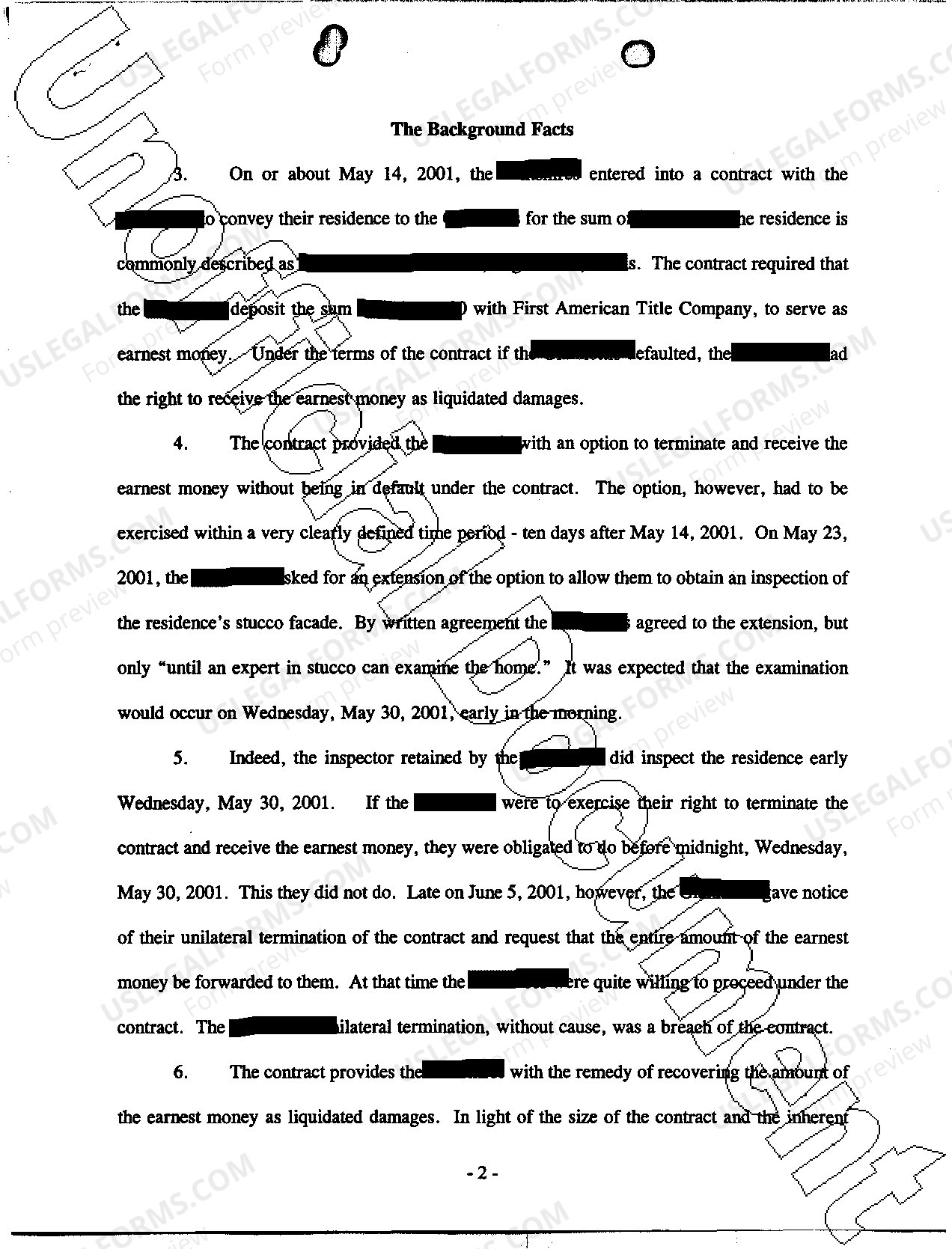 Fort Worth Texas Counterclaim of Raymond S. Wiltshire, Jr. US Legal Forms