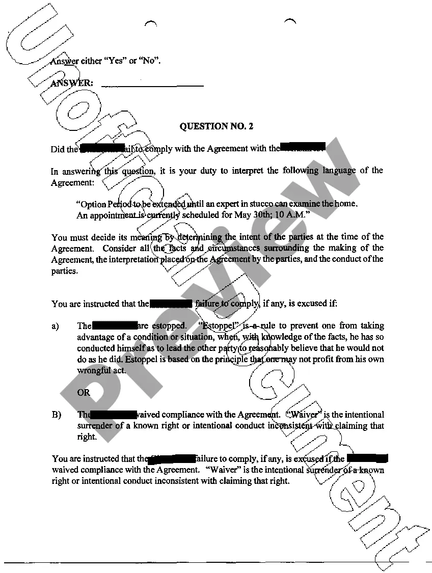 Preview A40 Defendant's Proposed Jury Instruction