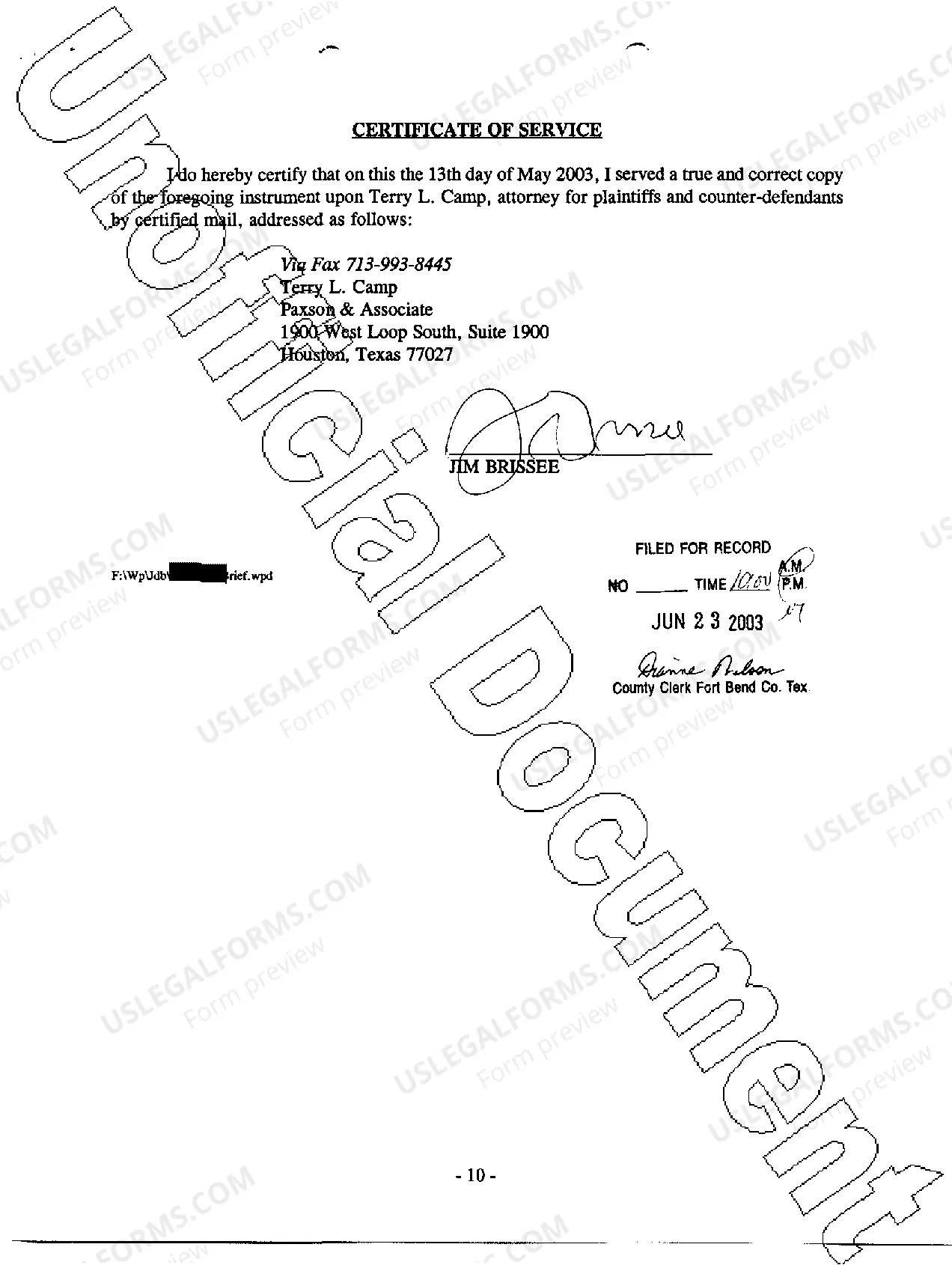 Preview A48 Defendant's Trial Brief