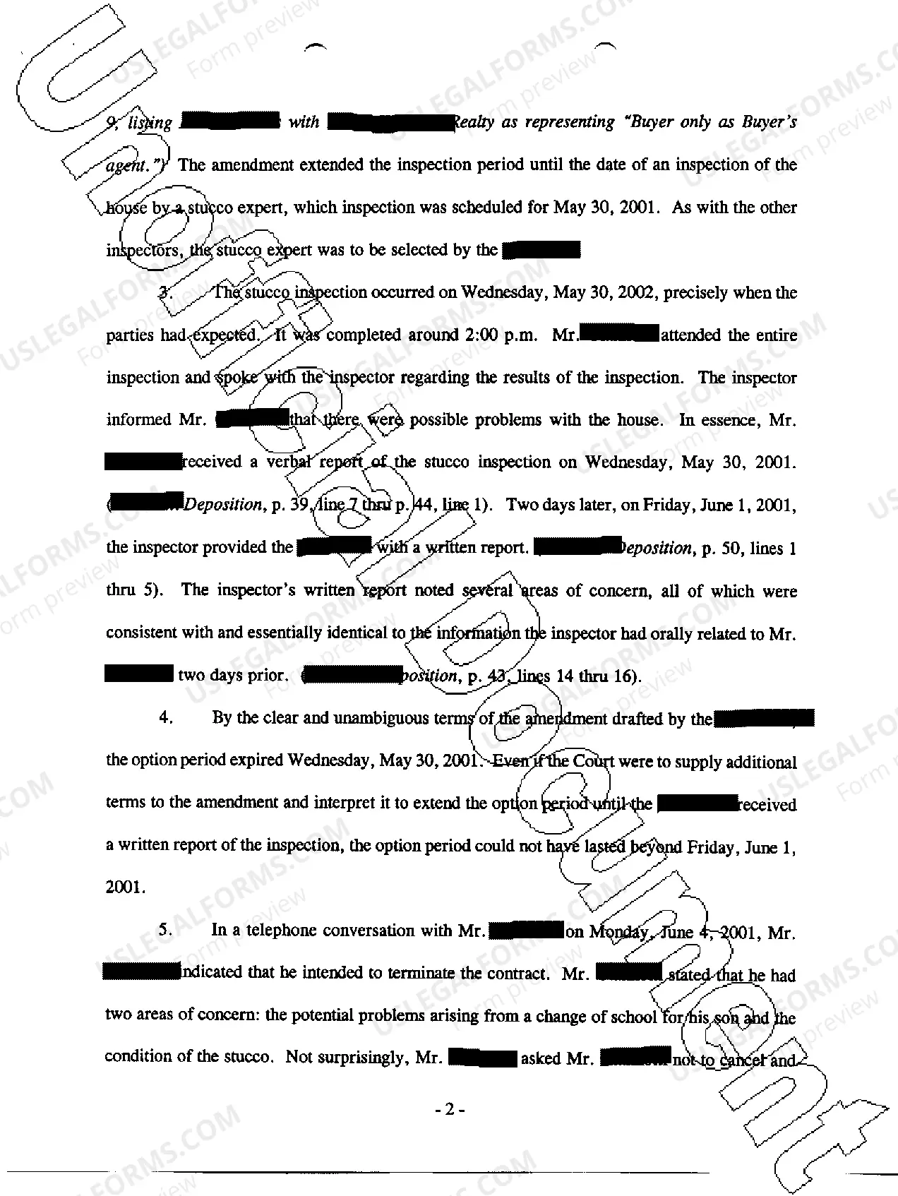 Preview A48 Defendant's Trial Brief