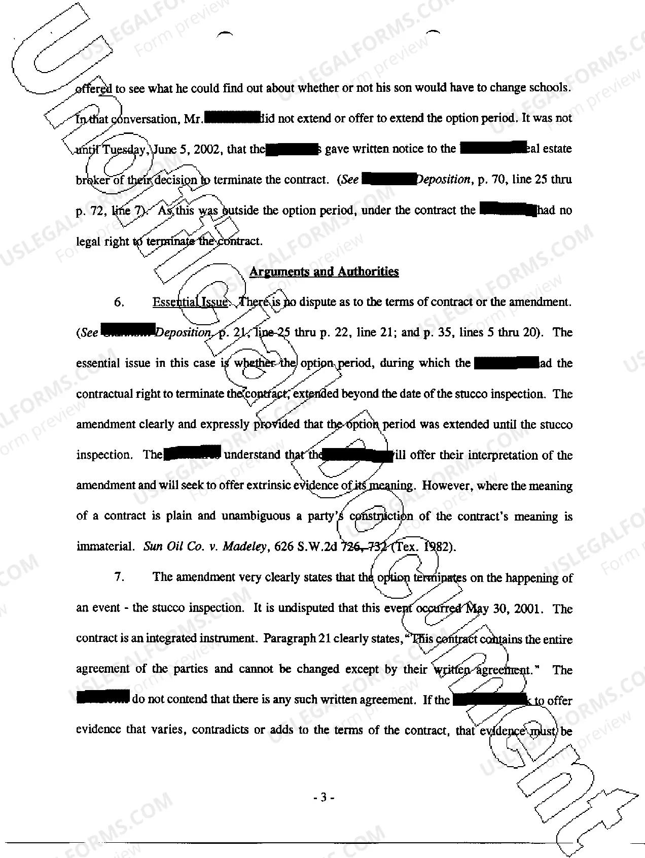 Preview A48 Defendant's Trial Brief