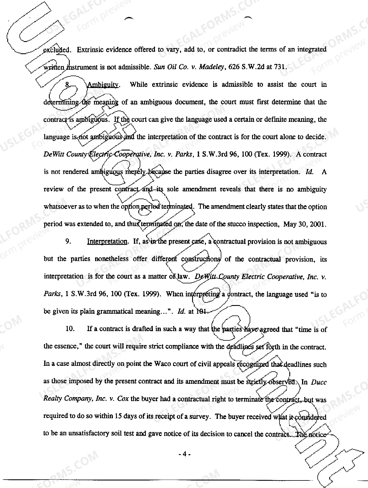 Preview A48 Defendant's Trial Brief