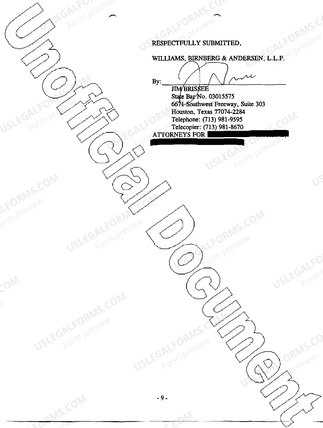 Preview A48 Defendant's Trial Brief