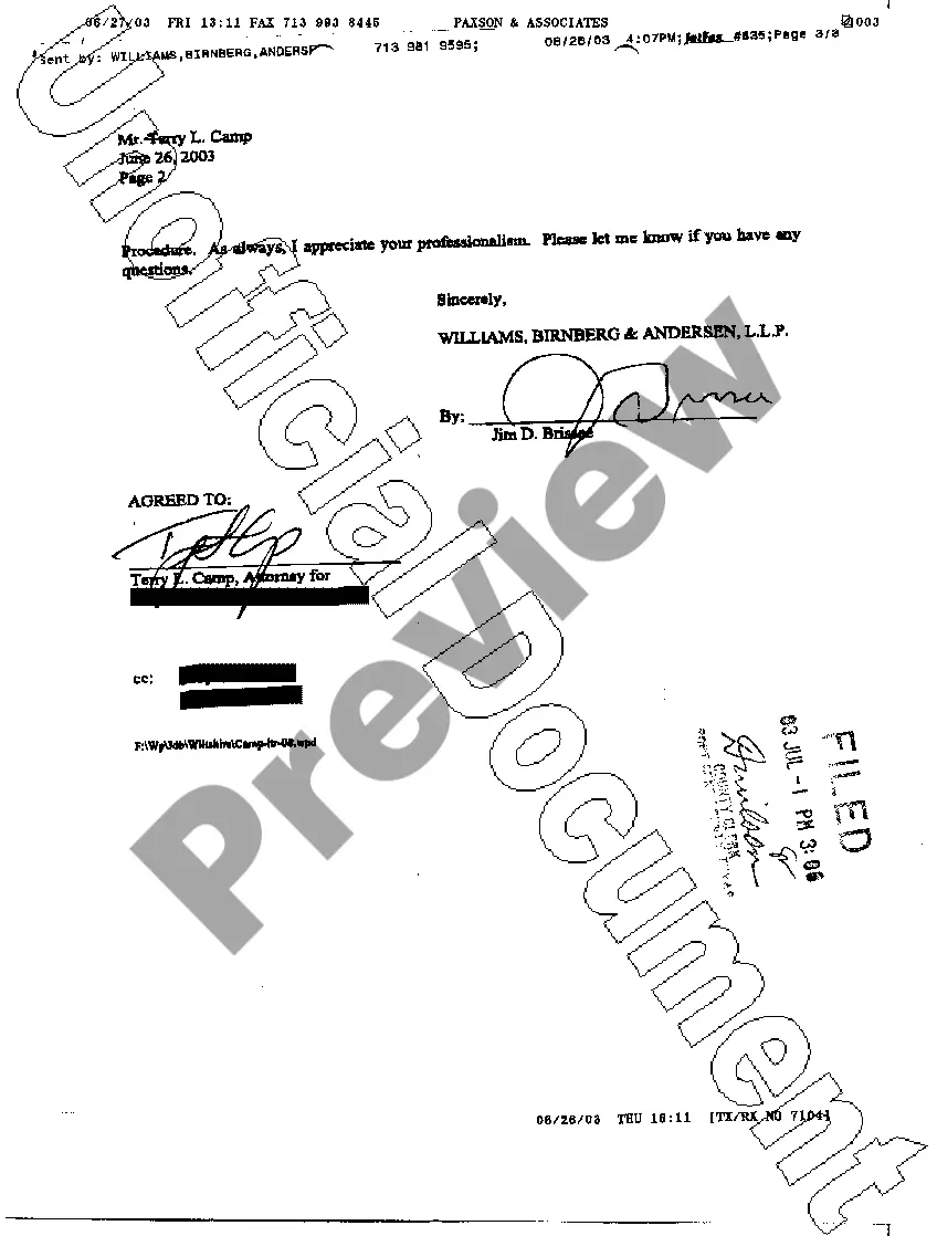 Get A51 Notice of Filing of Rule 11 Agreement Preview A51 Notice of Filing of Rule 11 Agreement